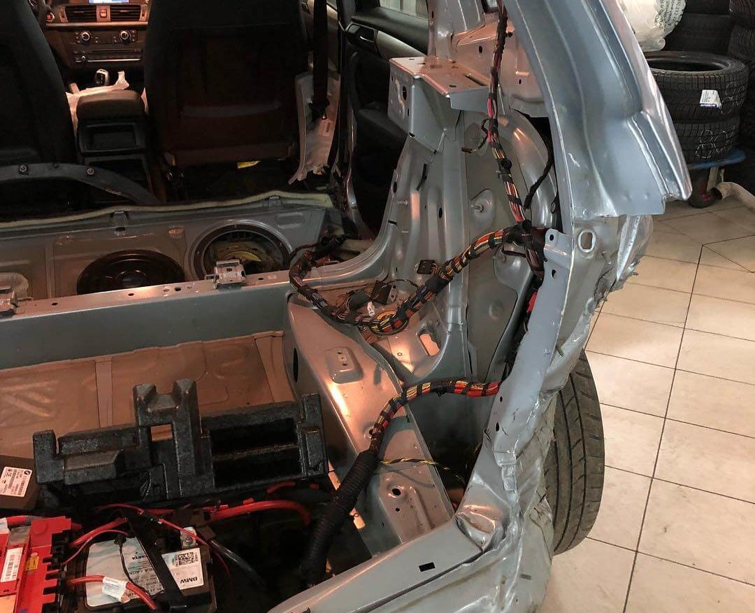 Замена крыла и внутренней арки у BMW X3 F25
