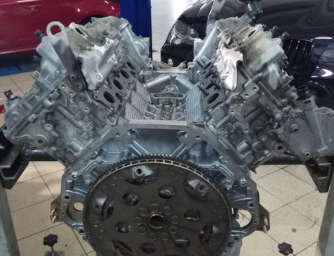 Ремонт мотора на BMW X6