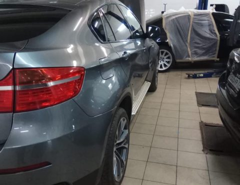 Снятие ошибки индикации открытого капота на BMW X6 E71