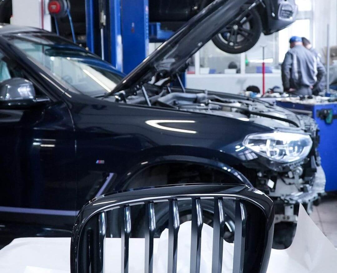 Замена корпуса заслонок радиатора BMW X3 M40i